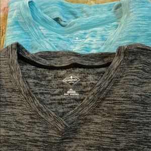 Lot of Two St John’s Bay Flannel Shirts